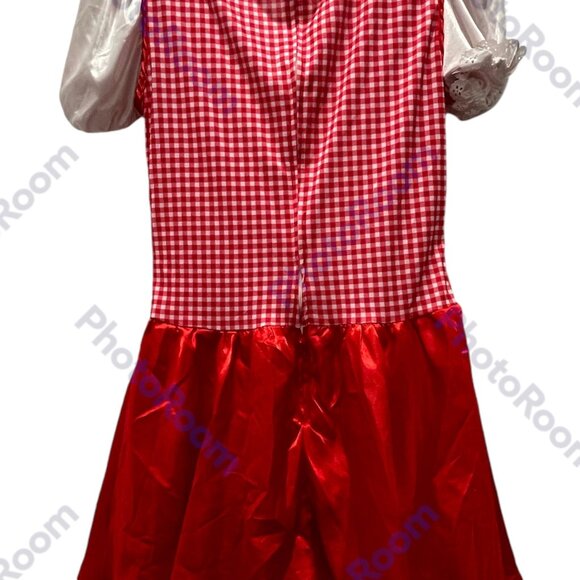 Girls Red Riding Hood Costume, Red & White, Preloved in Excellent Condition - Picture 5 of 10
